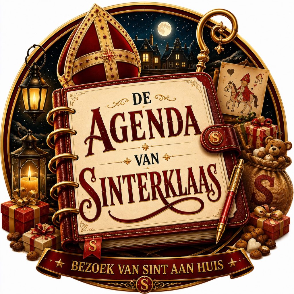 de agenda van sinterklaas www.bricoja.nl